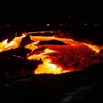 Ausflug zur fließenden Lava